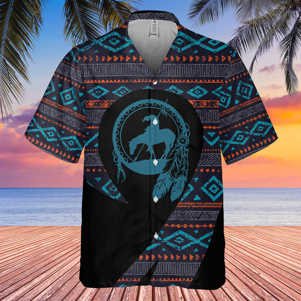 Powwow StoreGBHW000164 Pattern Native Hawaiian Shirt 3D