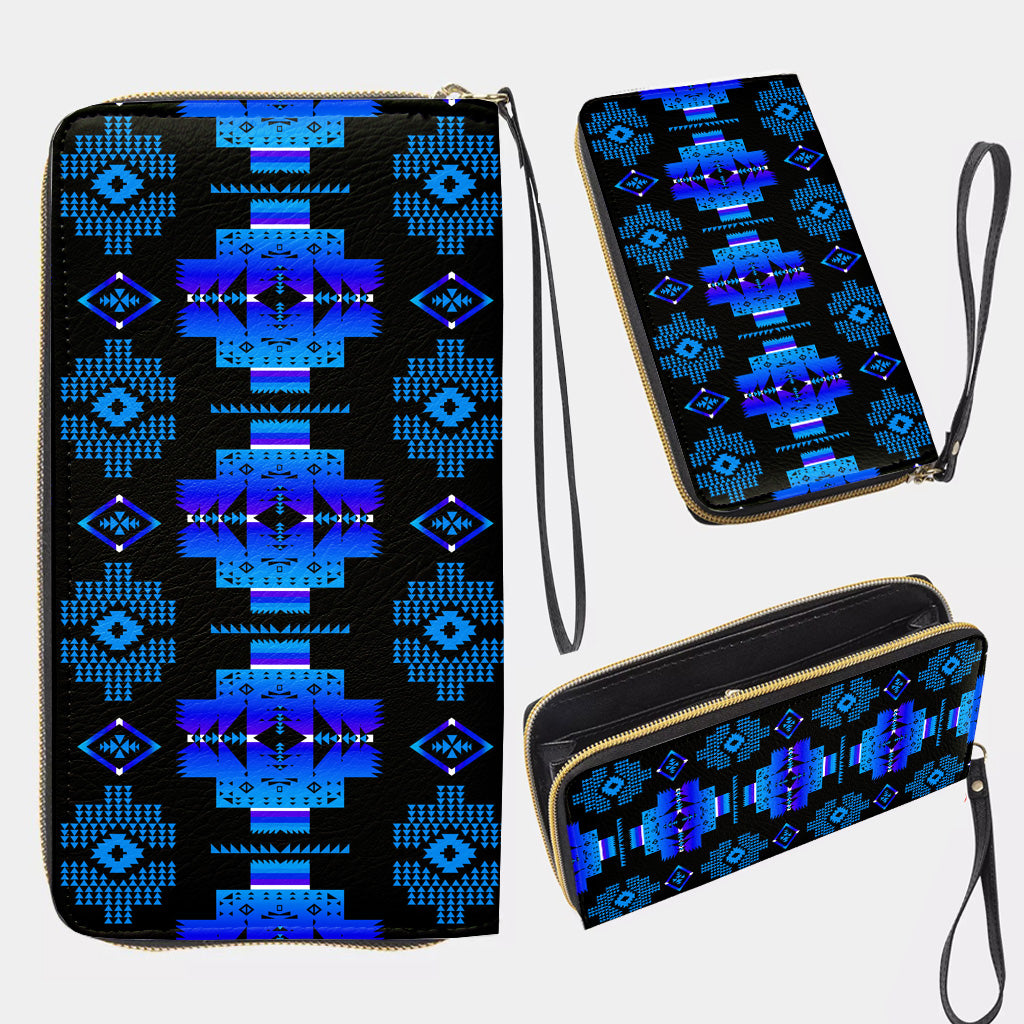 Powwow StoreGBNAT0072002 Pattern Native Long Portable Wallet