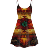 Powwow Store gb nat00068 united tribes brown design native american strings dress