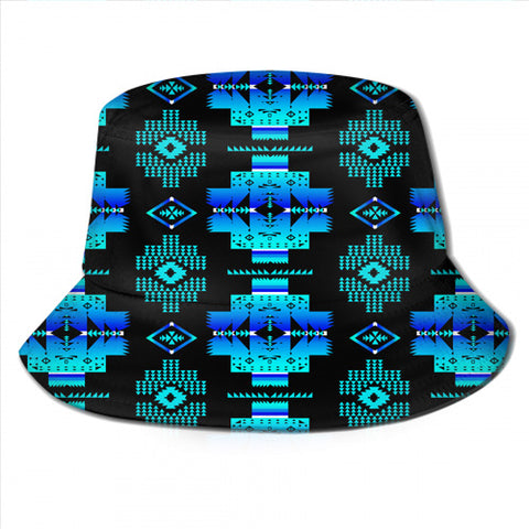 GB-NAT00720-04 Light Purple Tribe Design Bucket Hat