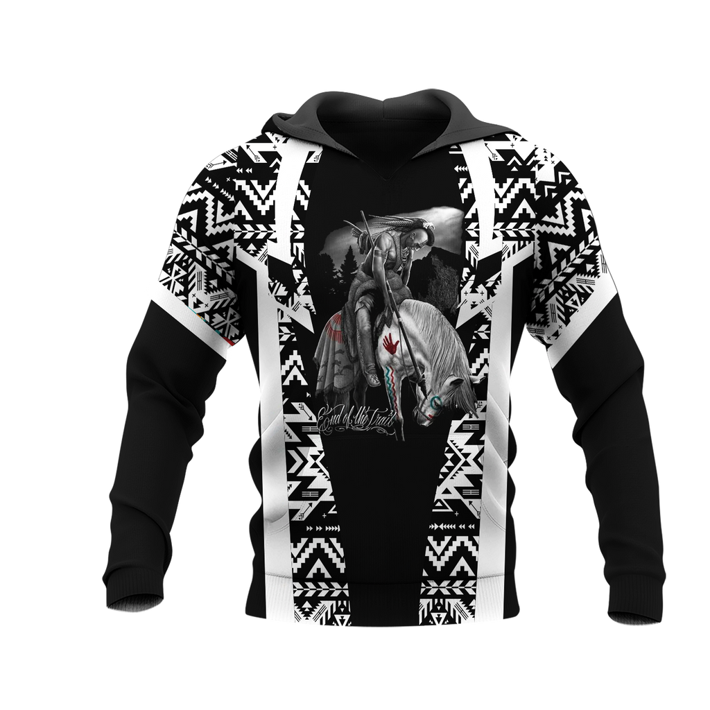 Powwow StoreHD000394 Pattern Native Pride 3D Hoodie