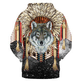 Powwow Store gb nat00478 wolf native 3d hoodie