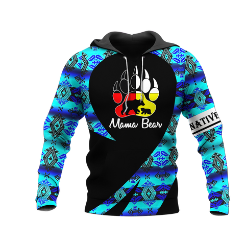 Powwow StoreHD000246 Pattern Native Pride 3D Hoodie