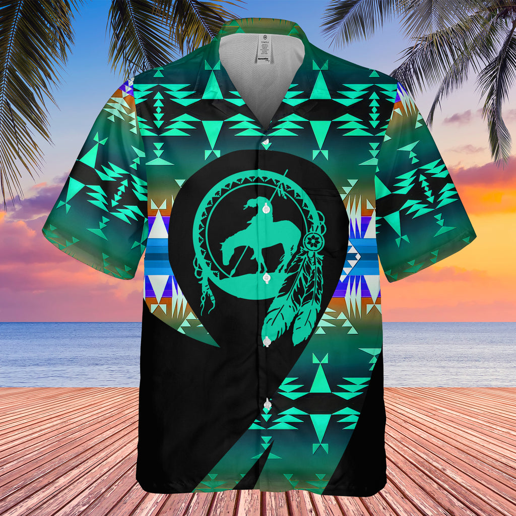 GB-HW000165 Pattern Native Hawaiian Shirt 3D