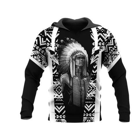 Powwow StoreHD000398 Pattern Native Pride 3D Hoodie