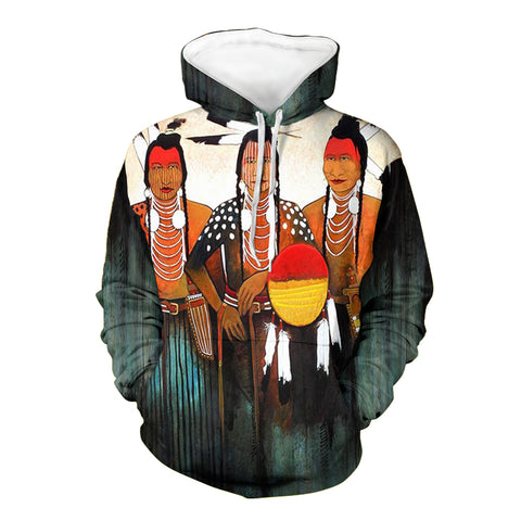 Powwow Store gb nat00349 chief native 3d hoodie