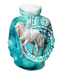 Powwow Store gb nat00503 02 white horse 3d hoodie