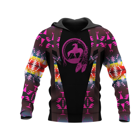 Powwow StoreHD000409 Pattern Native Pride 3D Hoodie