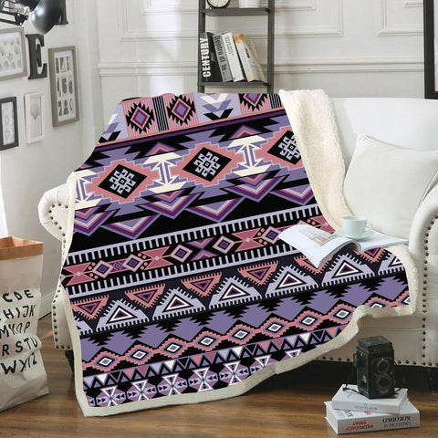 GB-NAT00593  Ethnic Pattern Blanket