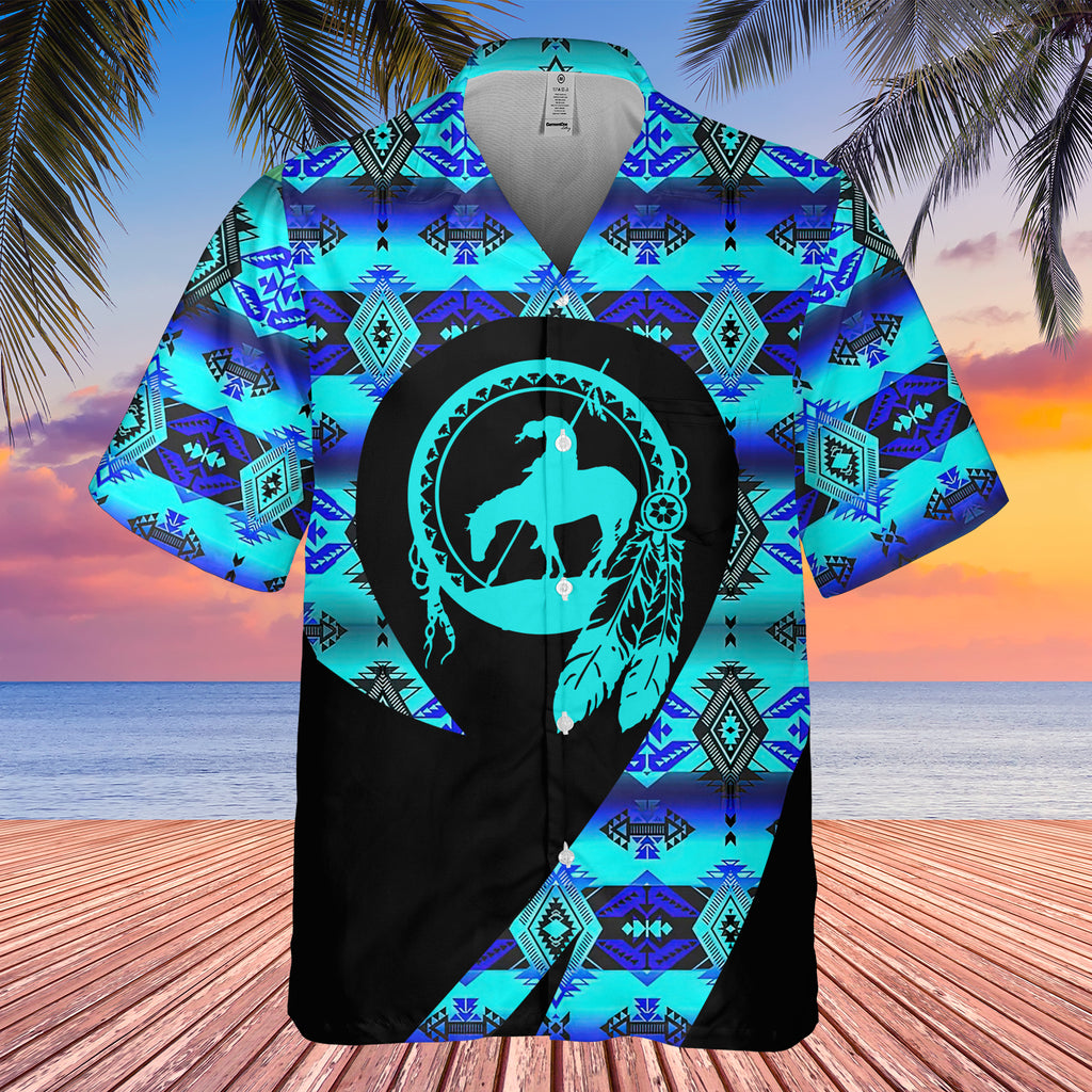 GB-HW000166 Pattern Native Hawaiian Shirt 3D