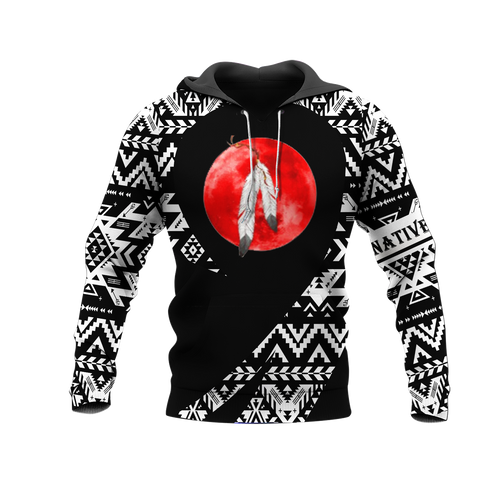 Powwow StoreHD000259 Pattern Native Pride 3D Hoodie