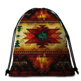 Powwow Store gb nat00068 united tribes brown design beach blanket bag set