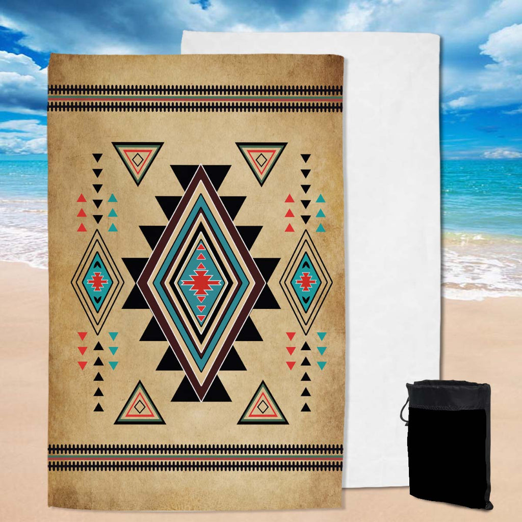 Powwow Store gb nat00076 southwest symbol native american pool beach towel