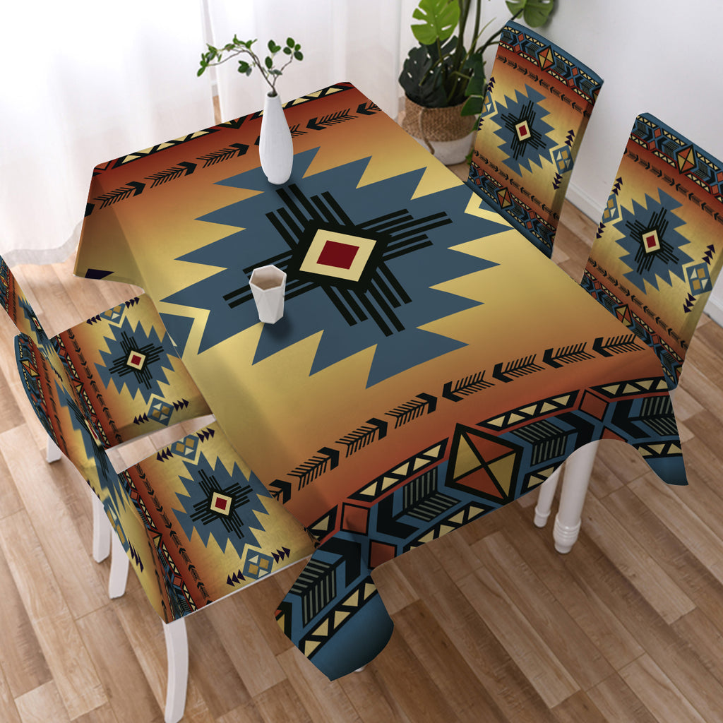 Powwow Store gb nat00057 01 southwest blue symbol tablecloth