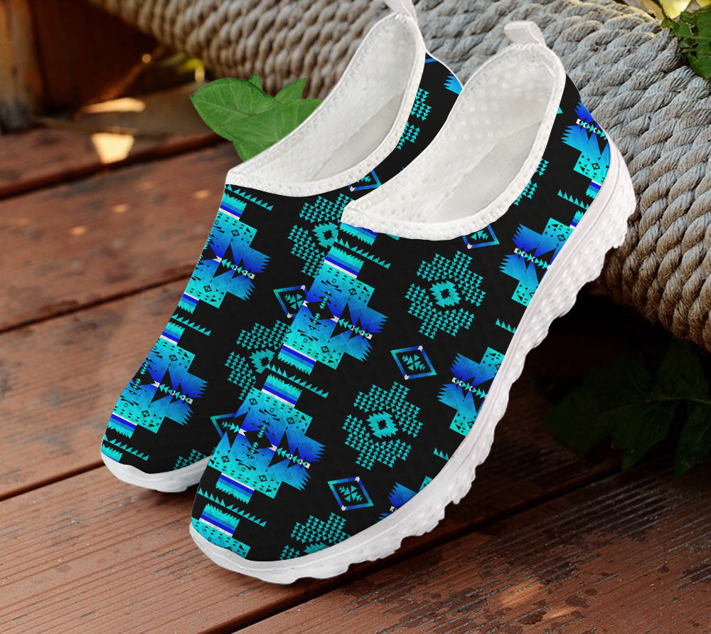 GB-NAT00720-04 Pattern Native  Mesh Shoes