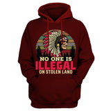 GB-NAT00465 Chief Native American 2D Hoodie