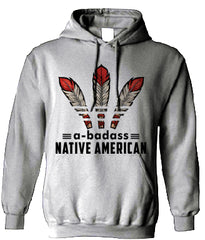 Powwow Storeabadass native american 2d hoodie