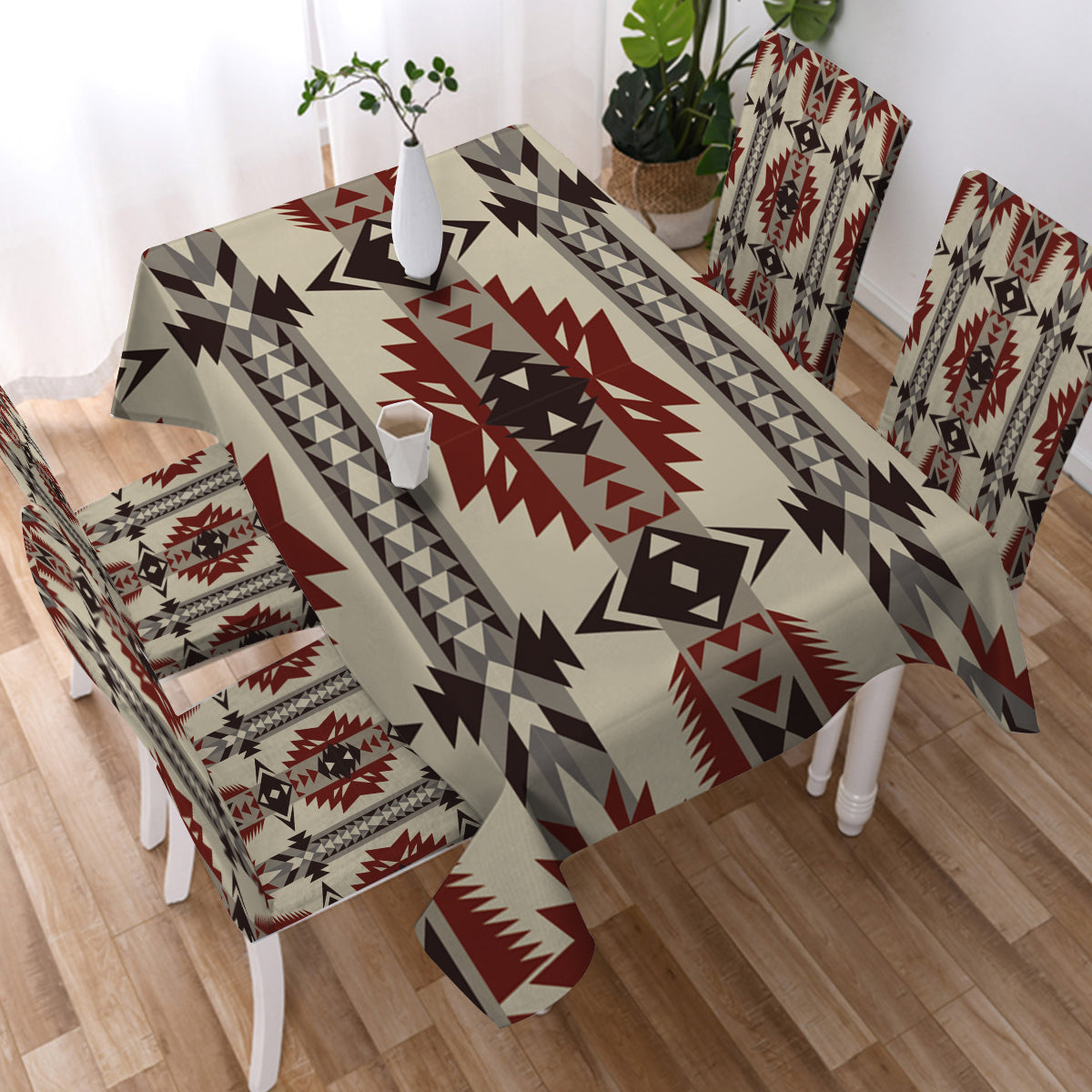Powwow Store gb nat00594 geometric seamless pattern tablecloth