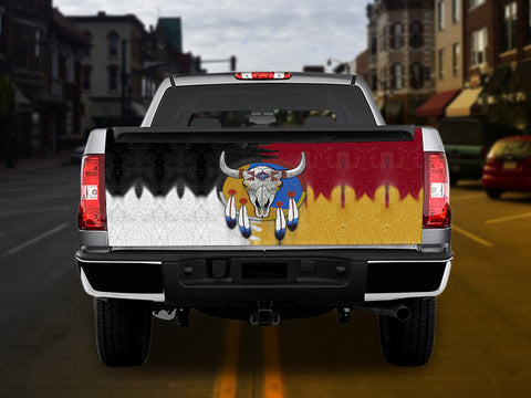 Powwow Store gb nat00445 bison native american tailgate sticker