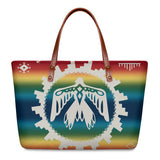 Powwow Store gb nat00077 thunderbird rainbow handbag purse set