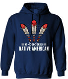 Powwow Storeabadass native american 2d hoodie