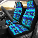 Powwow StoreGBNAT00625 Sovereign Nation Midnight Flat Combo Car Seat Covers
