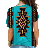 Powwow Store gb nat00064 brown western native american cross shoulder shirt