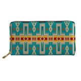 Powwow Store gb nat00062 05 turquoise tribe design handbag purse set