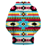 Powwow Store gb nat00512 full color southwest pattern 3d hoodie