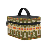 Powwow Store gb nat00062 12 dark green tribe design native american isothermic bag