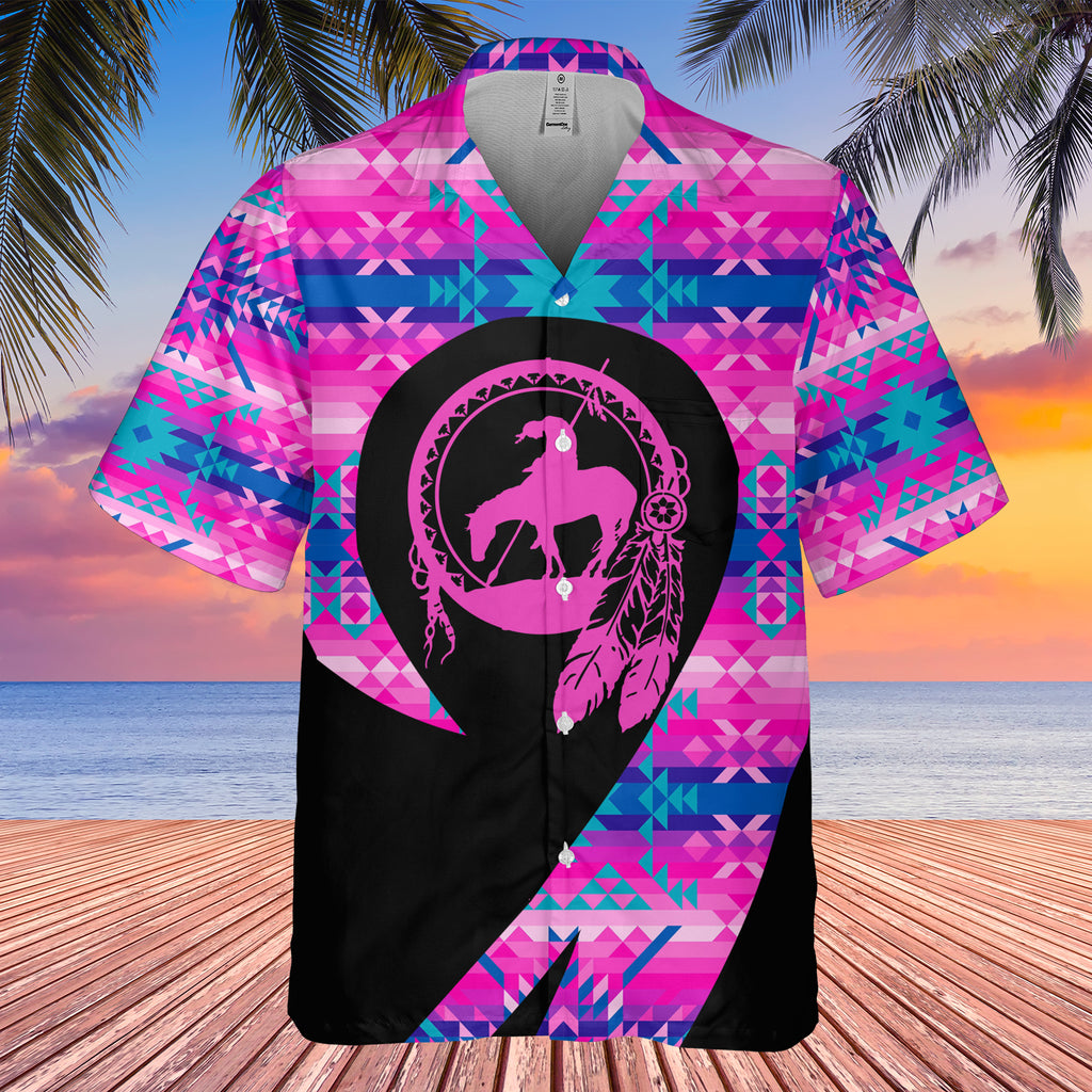 GB-HW000169 Pattern Native Hawaiian Shirt 3D