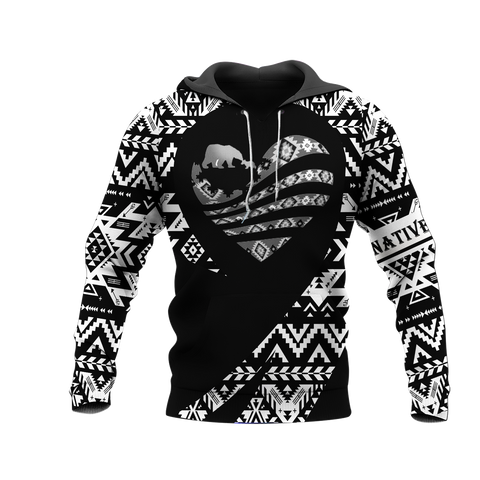 Powwow StoreHD0002578 Pattern Native Pride 3D Hoodie