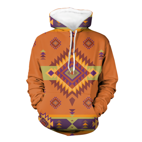 Powwow StoreGBNAT00738 Native American Pride  3D Hoodie