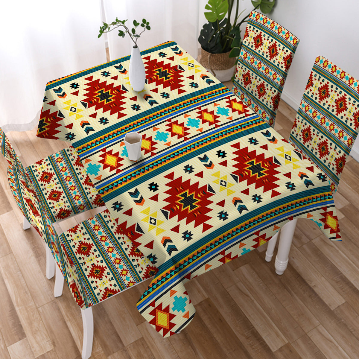 Powwow Store gb nat00512 full color southwest pattern tablecloth