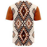 Ethnic Abstract Seamless Native American Baseball Jersey - Powwow Store