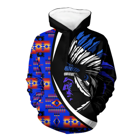 Powwow StoreHD000427 Pattern Native Pride 3D Hoodie