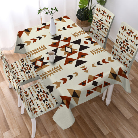 GB-NAT00514  Ethnic Pattern Design Tablecloth