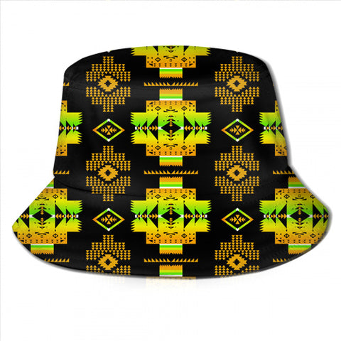GB-NAT00720-08 Light Purple Tribe Design Bucket Hat