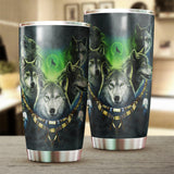 Powwow Store gb nat00267 wolf pack moon light all native american 20oz tumbler