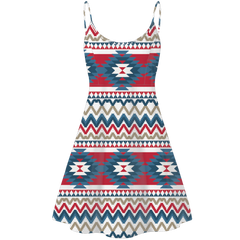 STD0017 Pattern Native American Strings Dress