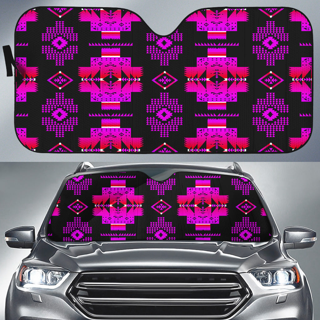 GB-NAT00720-09 Native American Design Auto Sun Shades