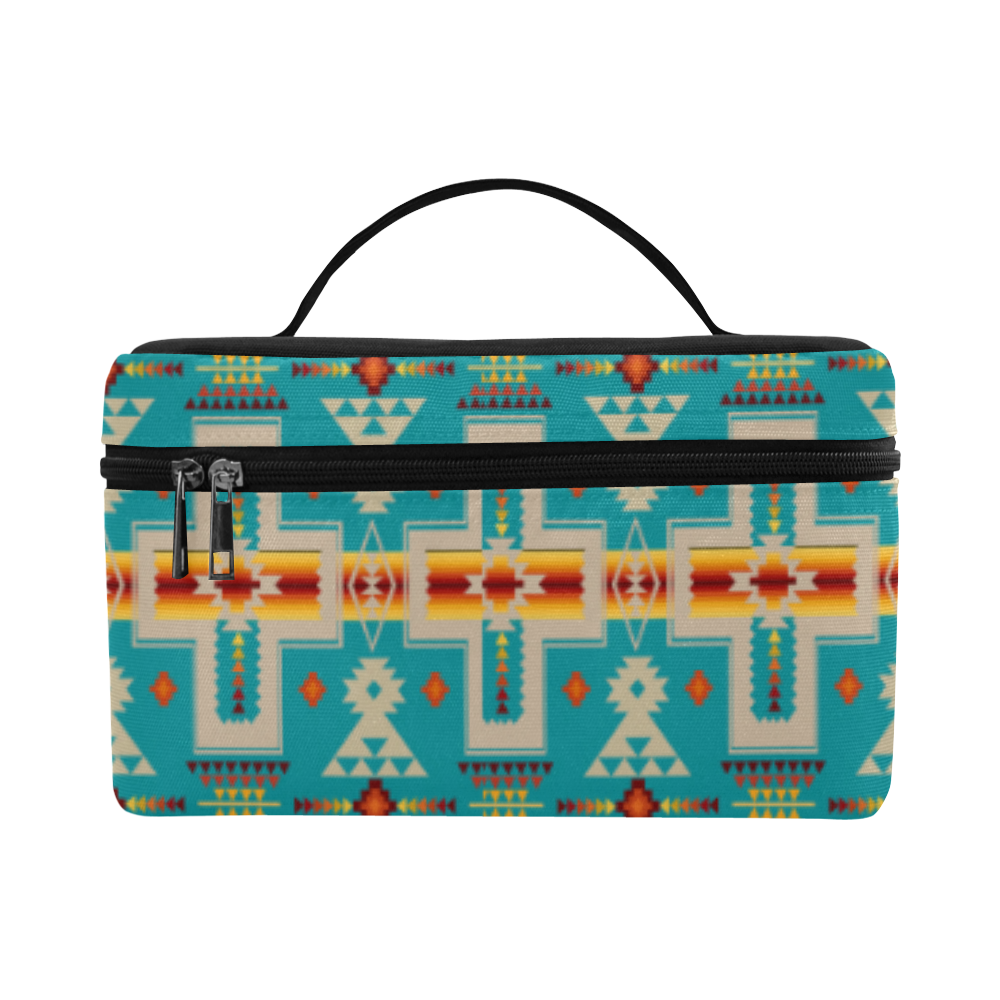 GB-NAT00062-05 Turquoise Tribe Design Native American Isothermic Bag - Powwow Store