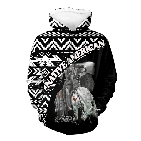 Powwow StoreHD000441 Pattern Native Pride 3D Hoodie