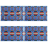 Powwow Store gb nat00046 14 blue pattern native table mats