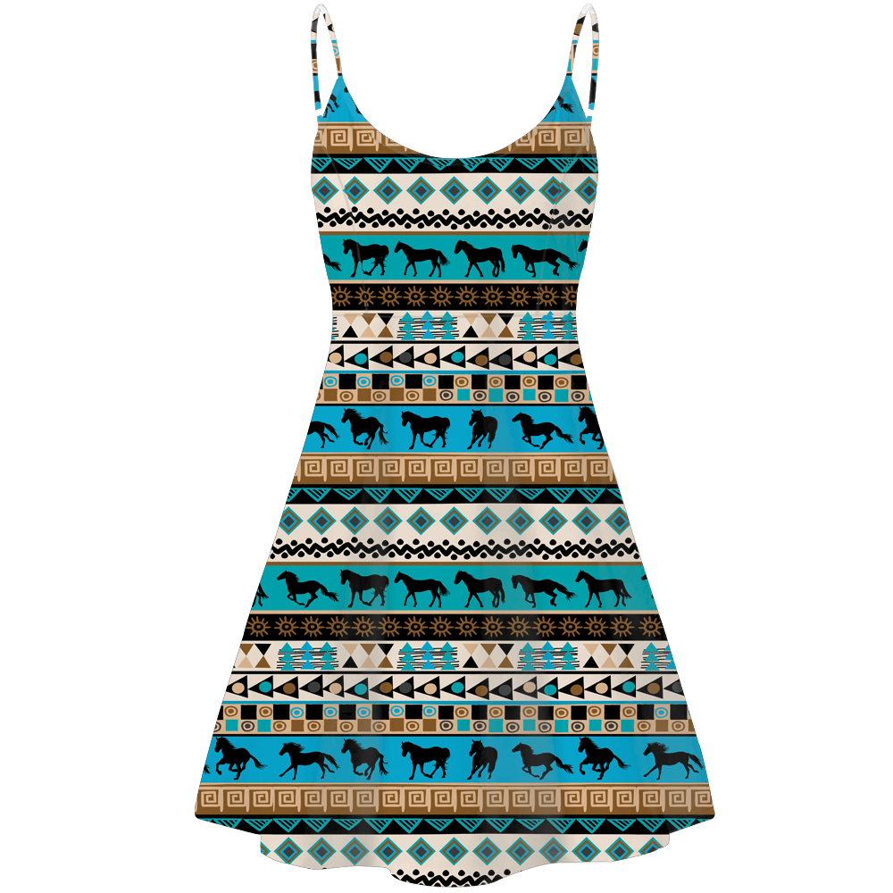 Powwow StoreSTD0016 Pattern Native American Strings Dress