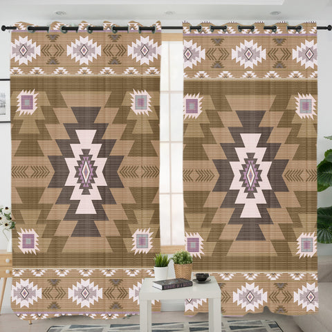 LVR0086 Pattern Native American Living Room Curtain