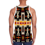 Powwow Store gb nat00062 01 black tribe design native american mens all over print tank