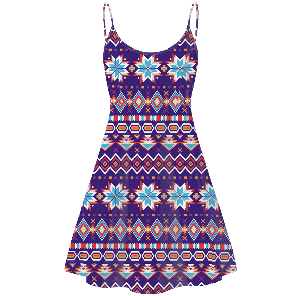 Powwow StoreSTD0015 Pattern Native American Strings Dress