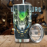 Powwow Store gb nat00267 wolf pack moon light all native american 20oz tumbler