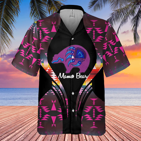 GB-HW000190 Tribe Design Native American Hawaiian Shirt 3D